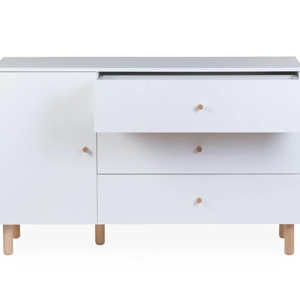 Commode à langer Wonder White