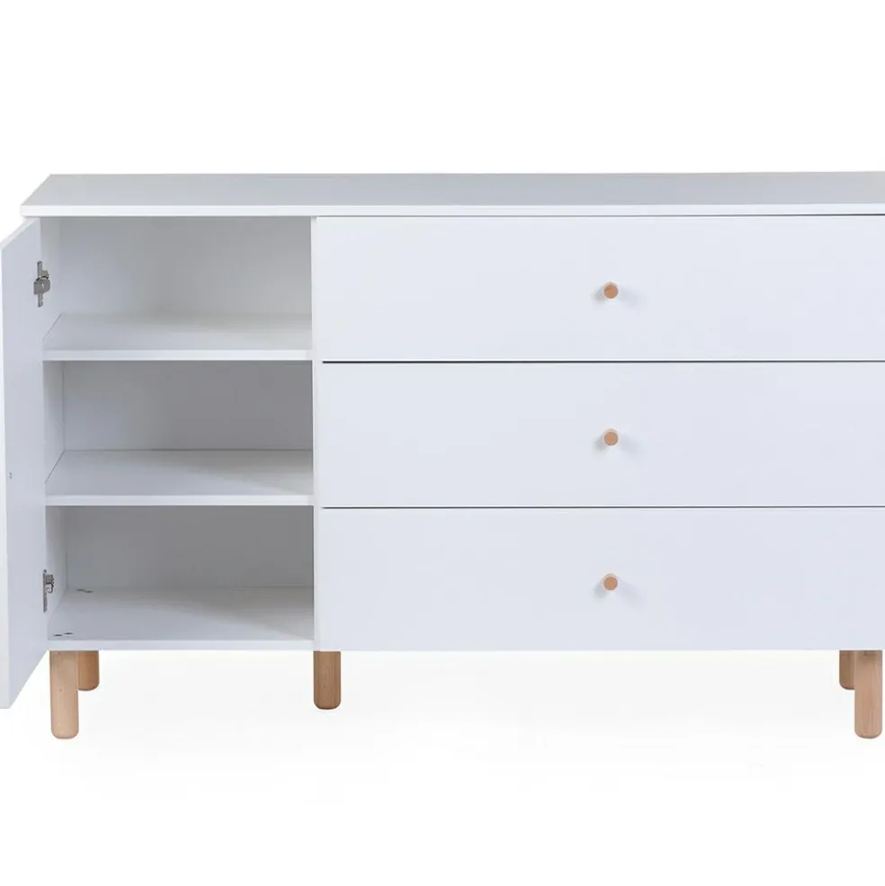 Commode à langer Wonder White