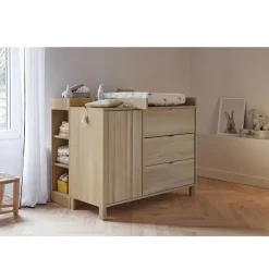 Commode 1 porte 3 tiroirs Calypso