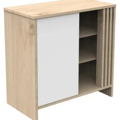 Commode 1 porte Tokyo blanc