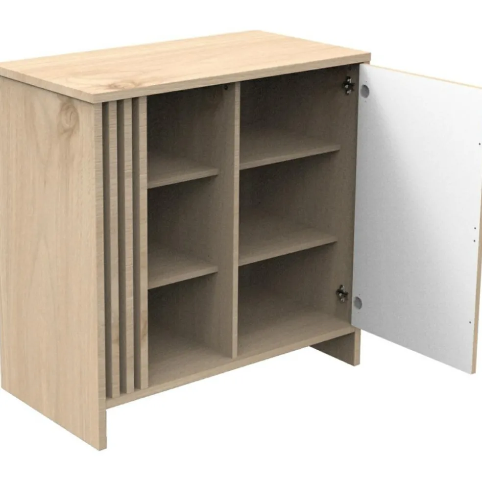 Commode 1 porte Tokyo blanc