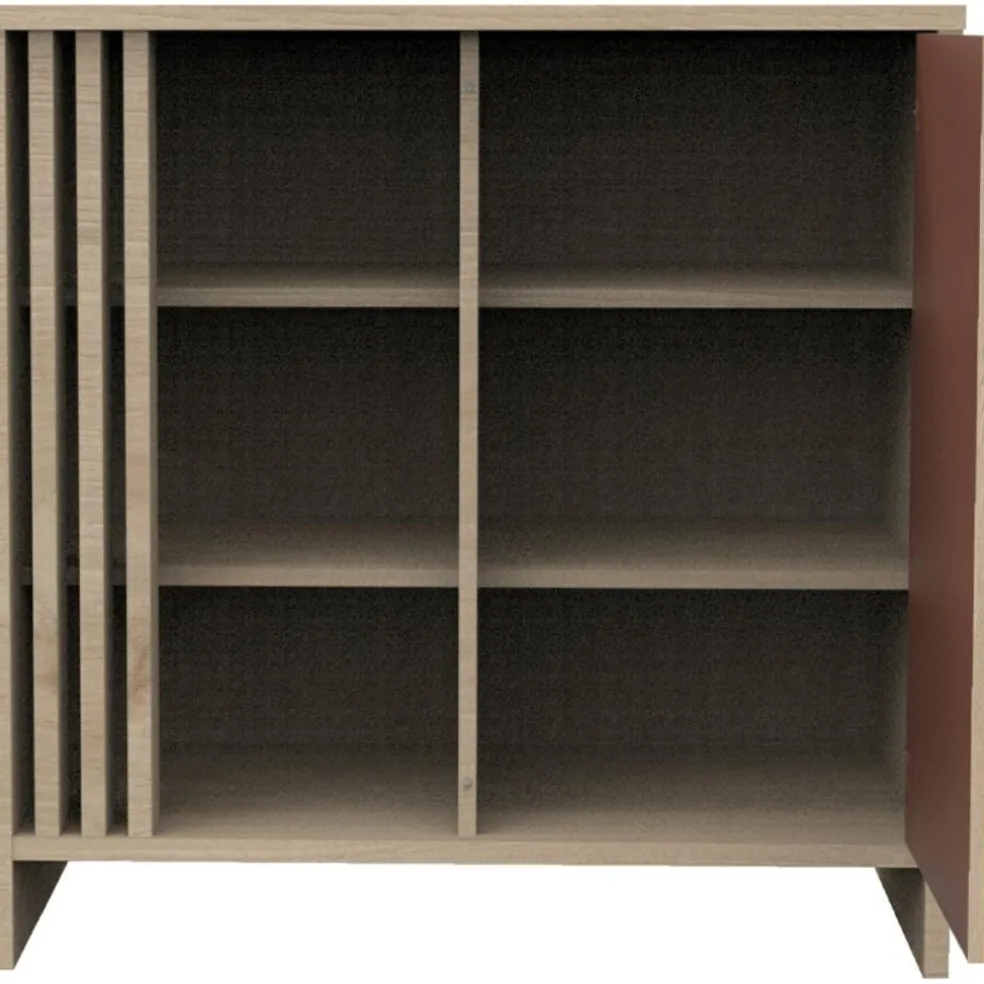 Commode 1 porte Tokyo terracotta