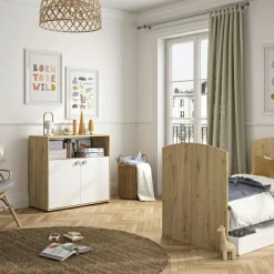 Commode 2 portes + 1 niche Arthur