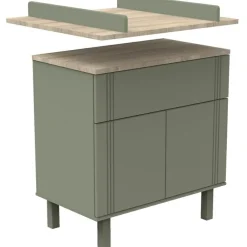 Commode 2 portes Eleonore kaki