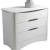 Commode 3 tiroirs Fusion blanche