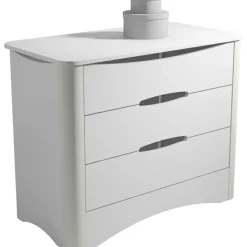 Commode 3 tiroirs Fusion blanche