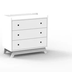 Commode 3 tiroirs Madavin (coloris au choix)