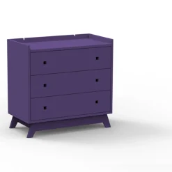 Commode 3 tiroirs Madavin (coloris au choix)