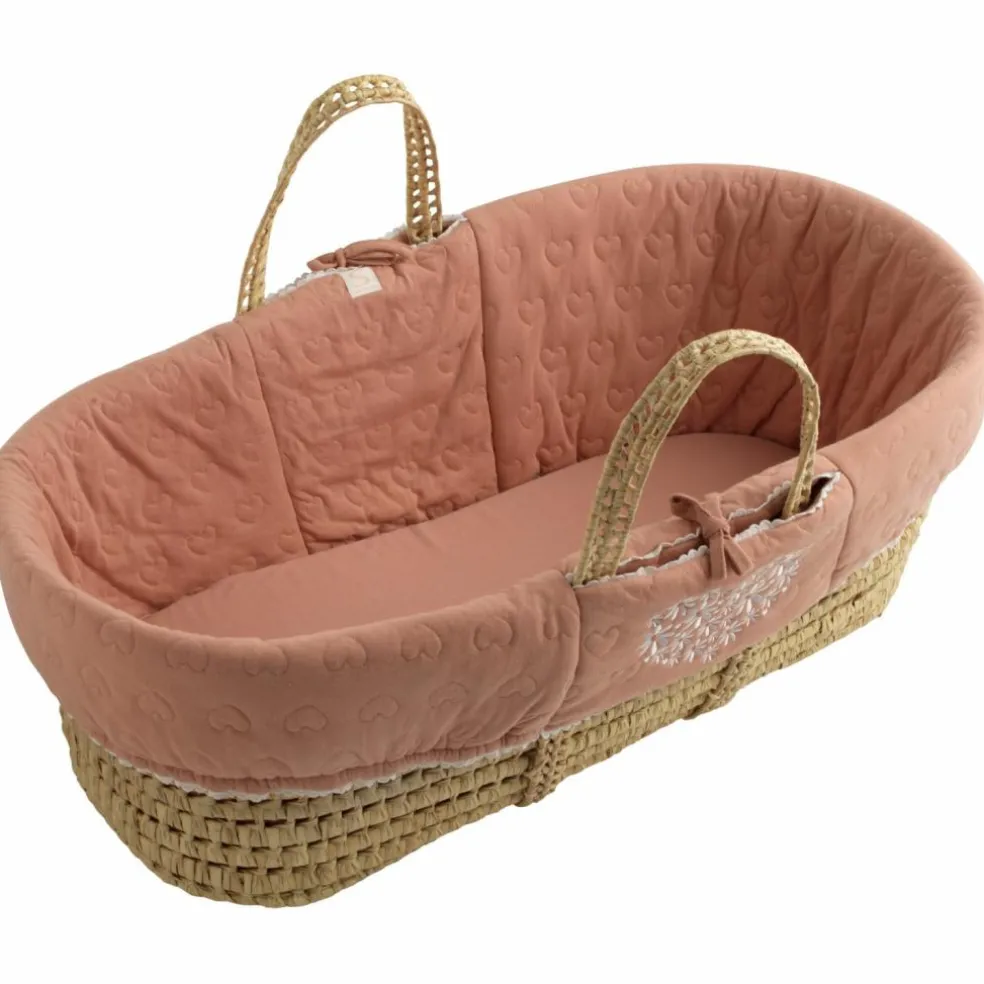 Couffin en osier Petit Cœur