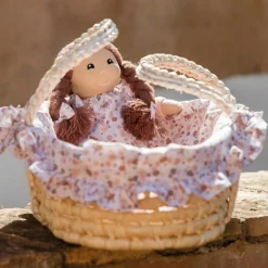 Couffin en osier pour poupée Somerset