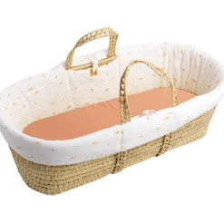 Couffin souple en fibres naturelles de palmier Sunlight