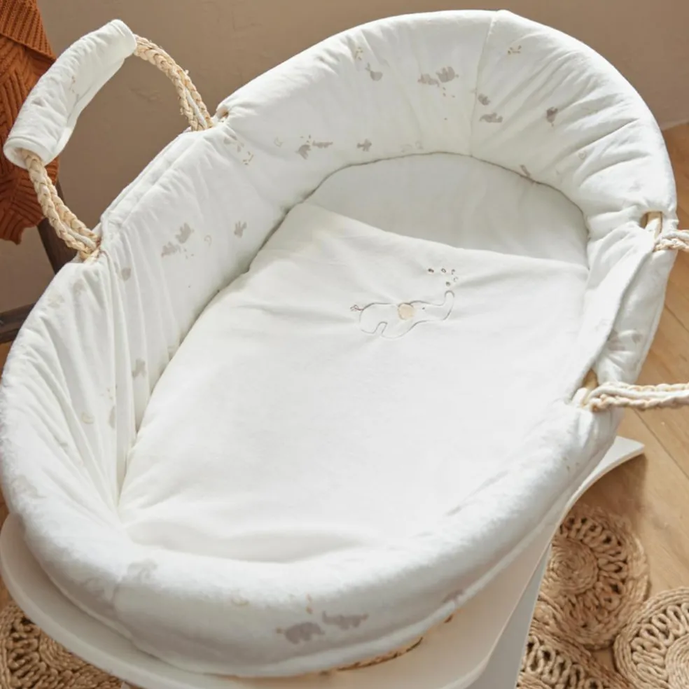 Couffin veloudoux Bali, Moka & Snow