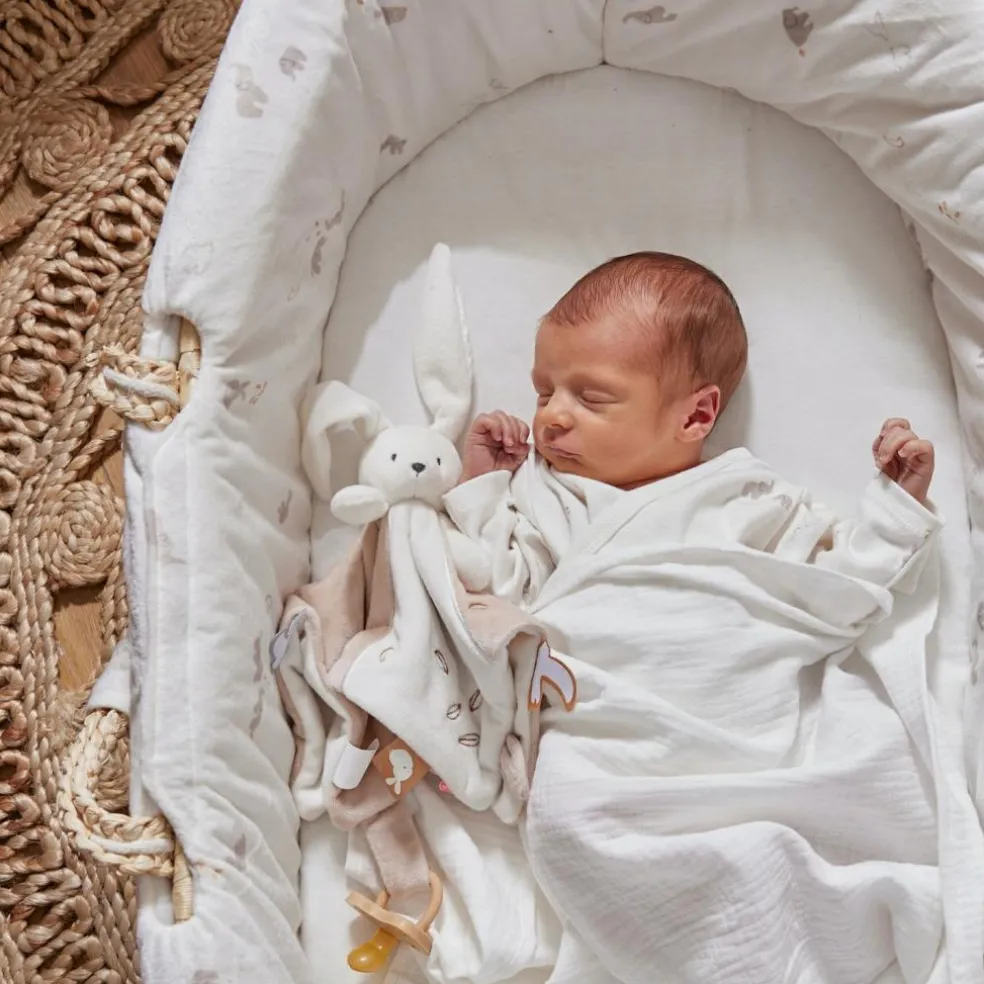 Couffin veloudoux Bali, Moka & Snow