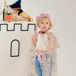 Couronne à paillettes Rose