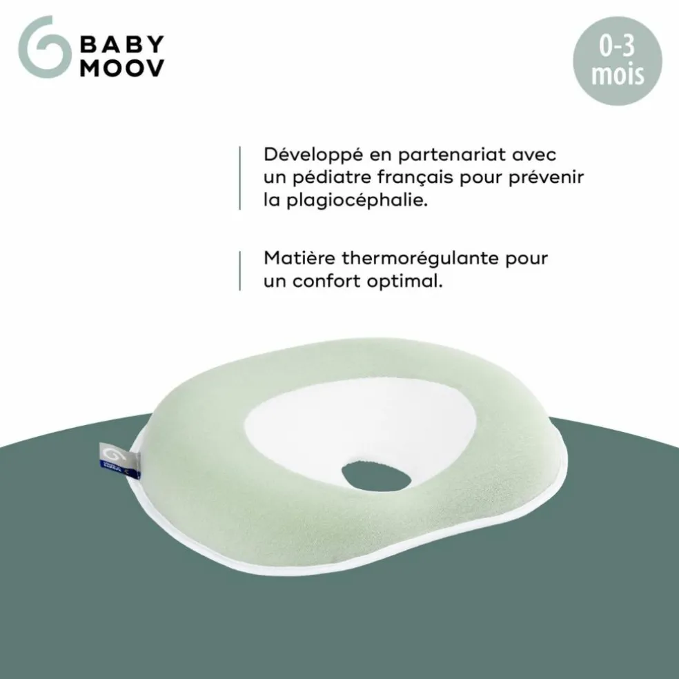 Coussin anti tête plate Cosyhead Fresh Sage Green