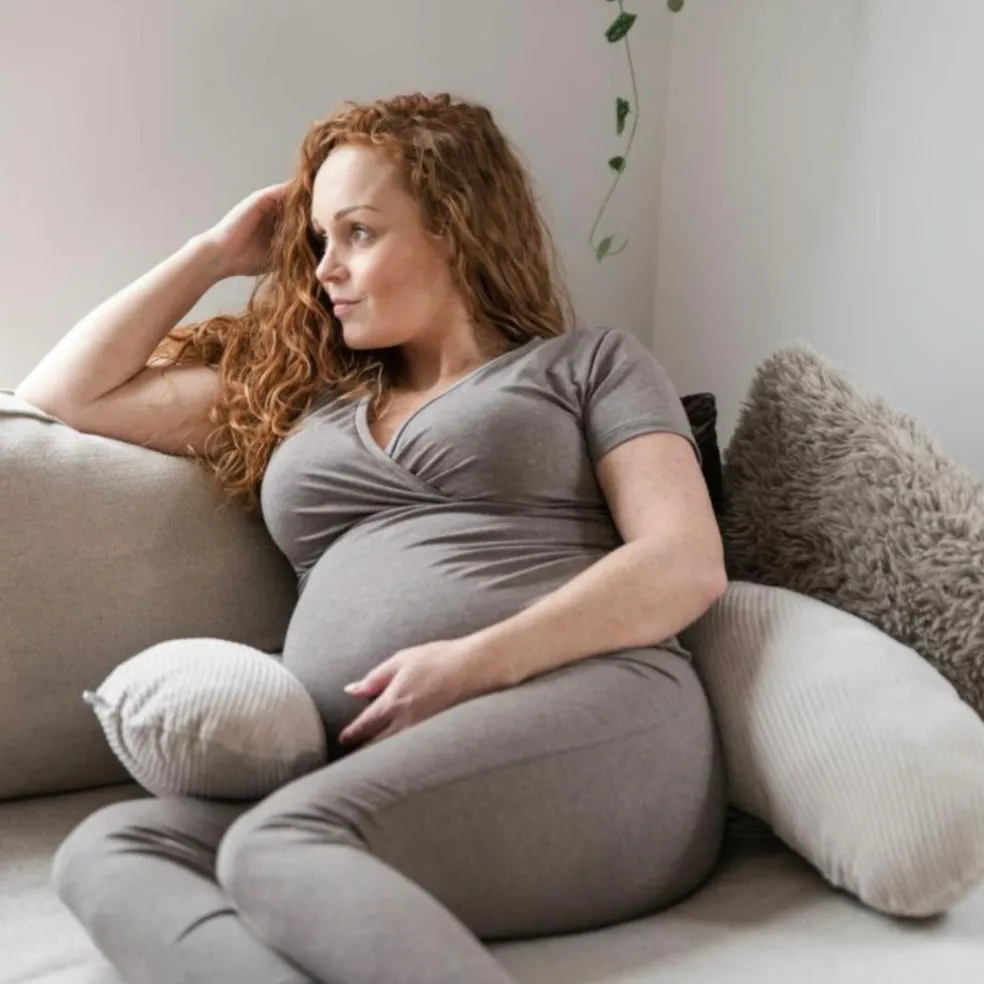 Coussin d'allaitement Sense Caillou Gris