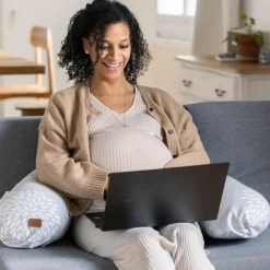 Coussin de grossesse Big Flopsy™ Jersey de coton imprimé Flower