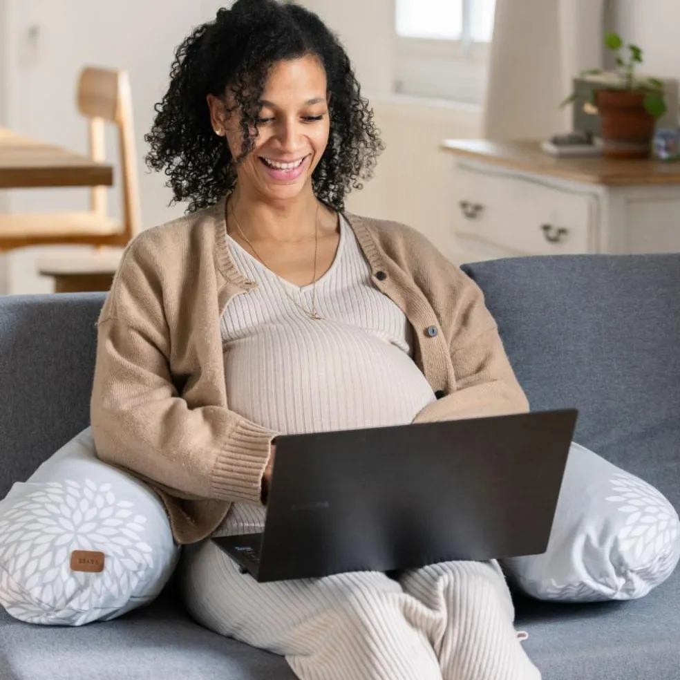 Coussin de grossesse Big Flopsy™ Jersey de coton imprimé Flower