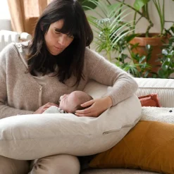 Coussin de grossesse Big Flopsy en lin