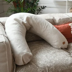 Coussin de grossesse Big Flopsy en lin