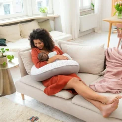 Coussin de grossesse Buddy risotto taupe