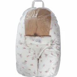 Coussin de grossesse Multirelax éponge microfibre noisette