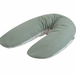 Coussin de grossesse éponge microfibre vert sauge