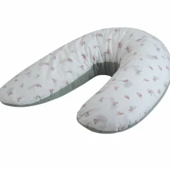 Coussin de grossesse éponge microfibre vert sauge