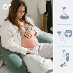 Coussin de maternité Buddy Corduroy Green