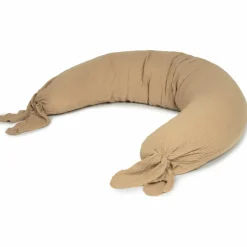 Coussin de maternité en double gaze de coton Wabi-Sabi Sesame