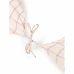 Coussin de maternité Stories Édition limitée Powder mauve grid