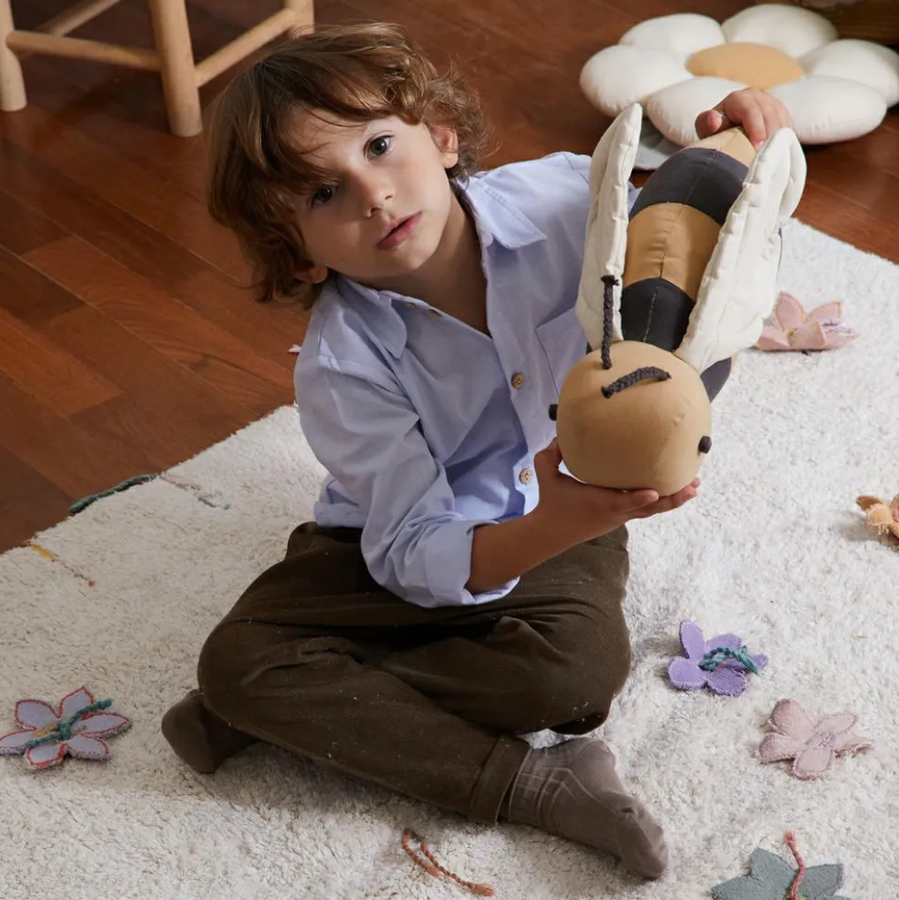 Coussin lavable Buzzy Abeille (14 x 36 cm)