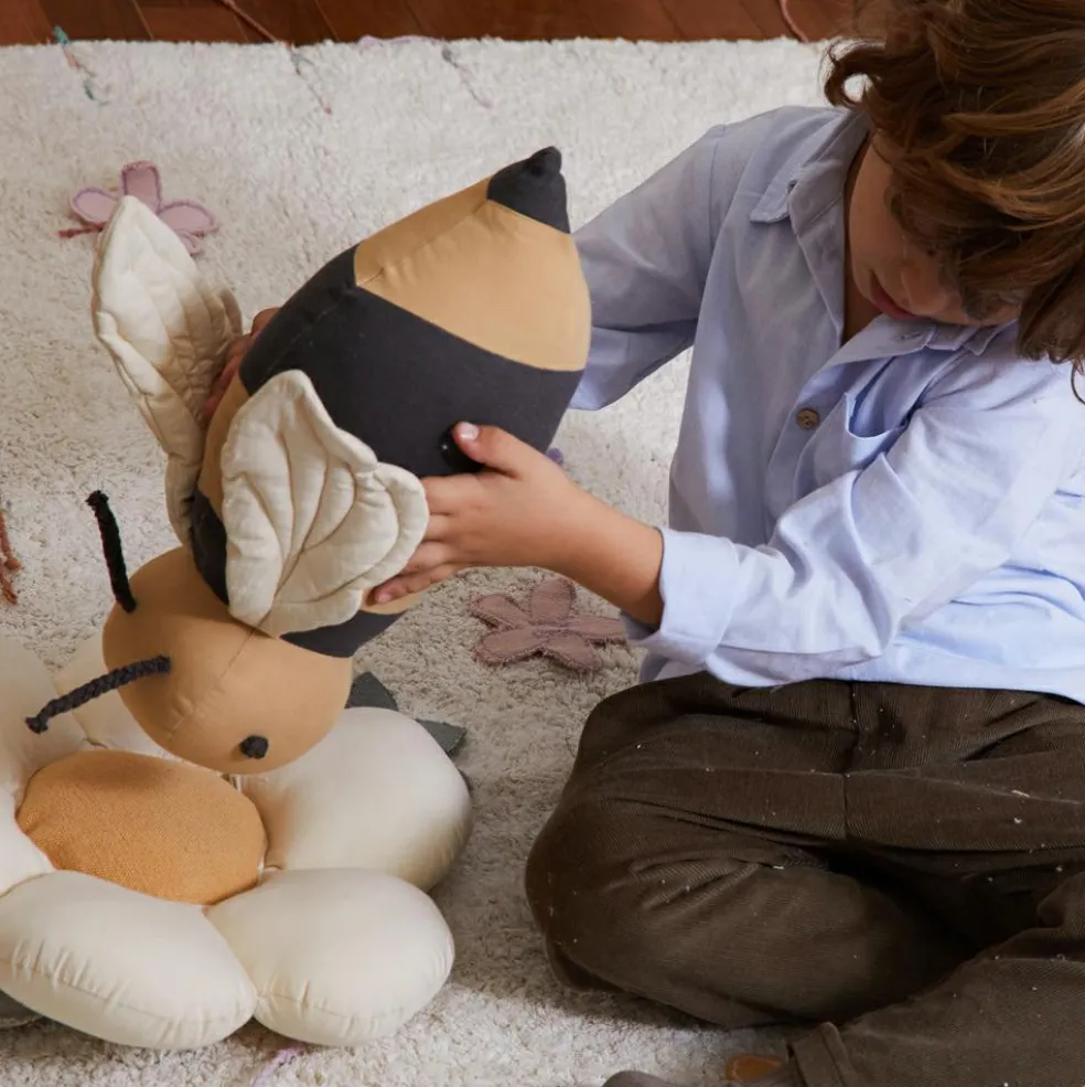 Coussin lavable Buzzy Abeille (14 x 36 cm)