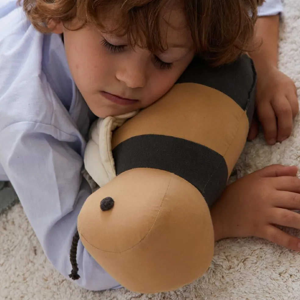 Coussin lavable Buzzy Abeille (14 x 36 cm)