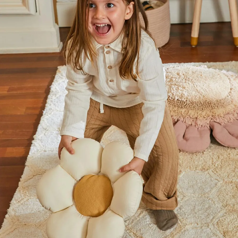 Coussin lavable Little Daisy (Ø 35 cm)