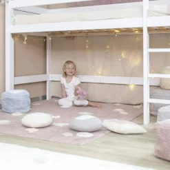 Coussin losange Candy Vanilla rose (30 x 40 cm)