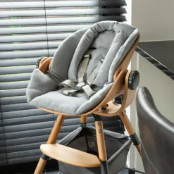 Coussin réducteur naissance pour chaise haute Evolu Newborn gris