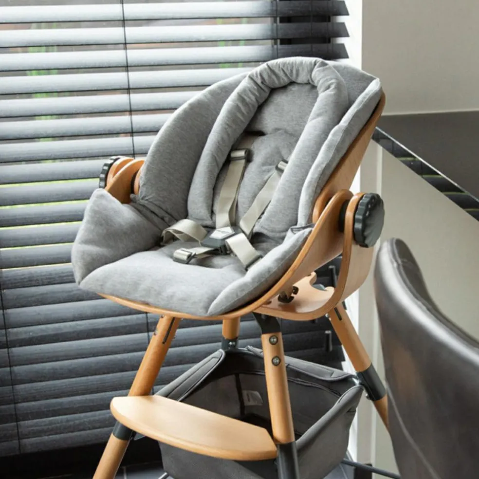 Coussin réducteur naissance pour chaise haute Evolu Newborn gris