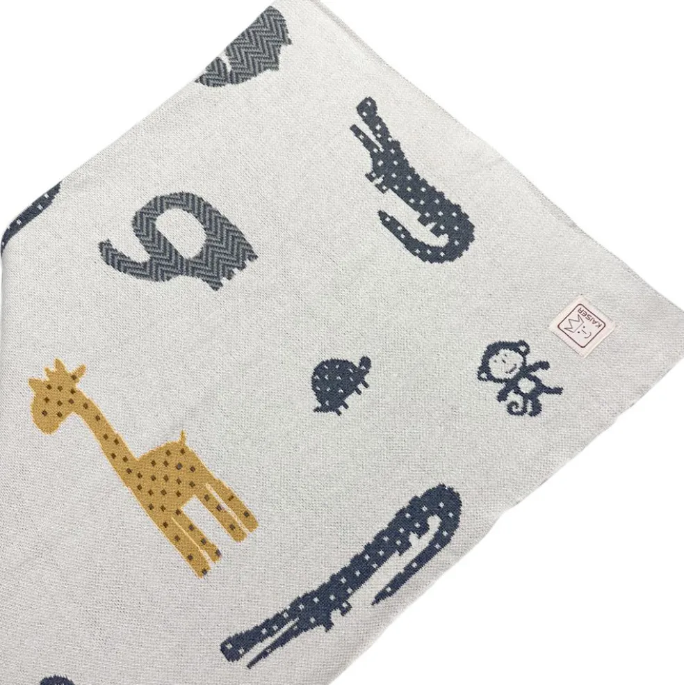 Couverture Animal en tricot (80 x 100 cm)