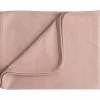 Couverture bébé côtelée Blush (90 x 90 cm)