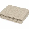Couverture bébé en tricot Harper Latte
