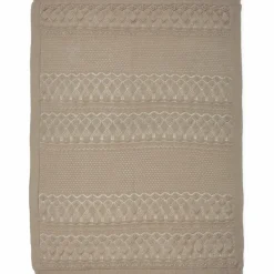 Couverture bébé en tricot Pointelle Hazel