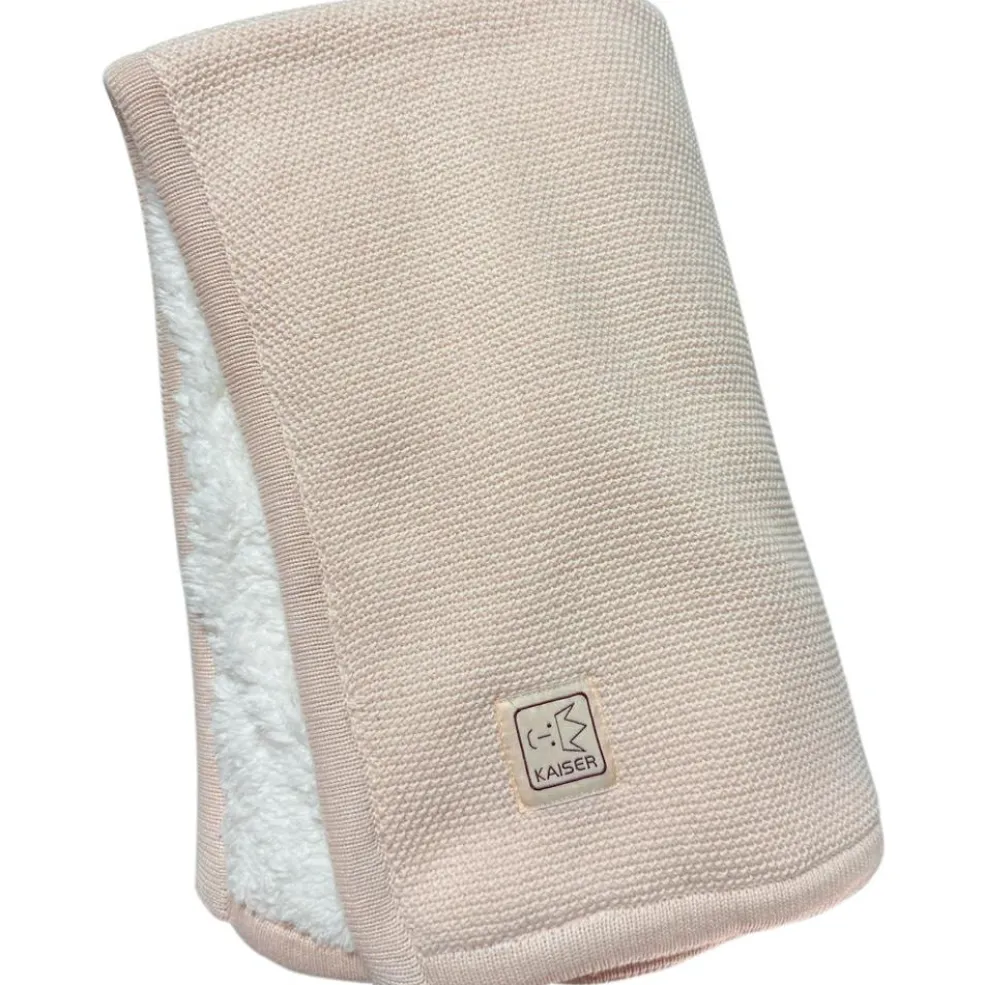 Couverture bébé polaire crème (80 x 80 cm)