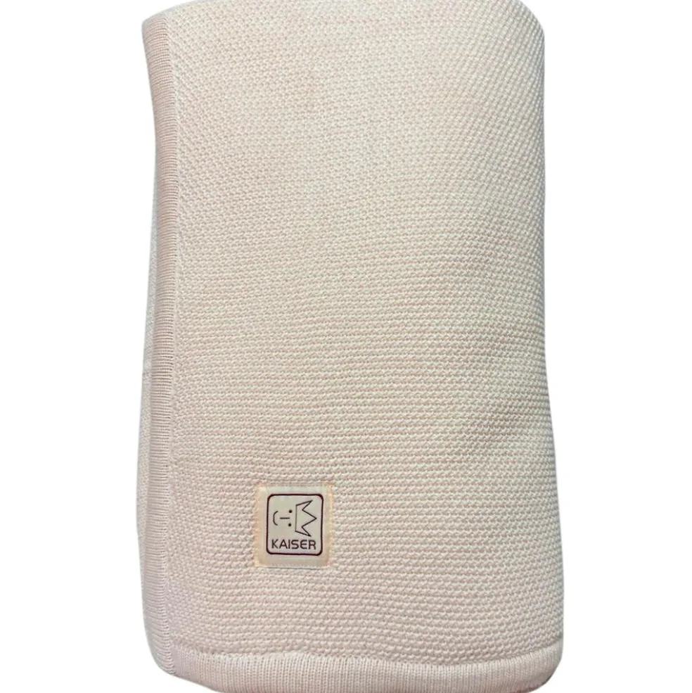 Couverture bébé polaire crème (80 x 80 cm)