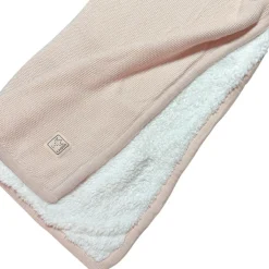 Couverture bébé polaire crème (80 x 80 cm)
