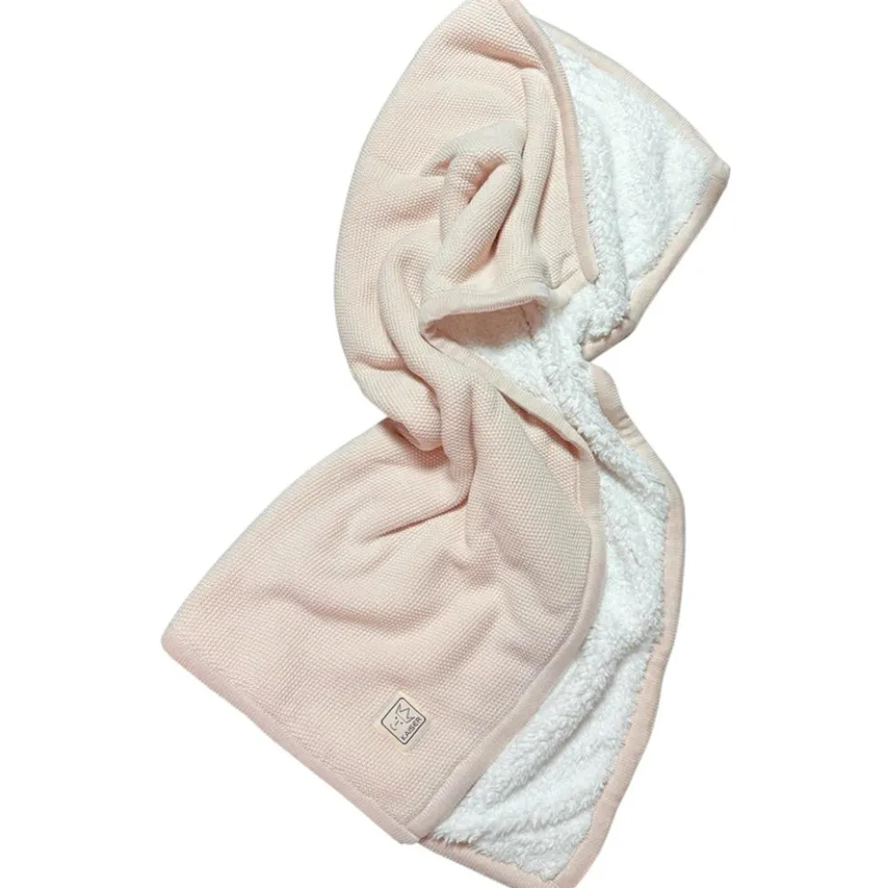 Couverture bébé polaire crème (80 x 80 cm)