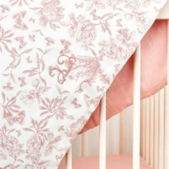 Couverture bébé Toile de Jouy (80 x 100 cm)