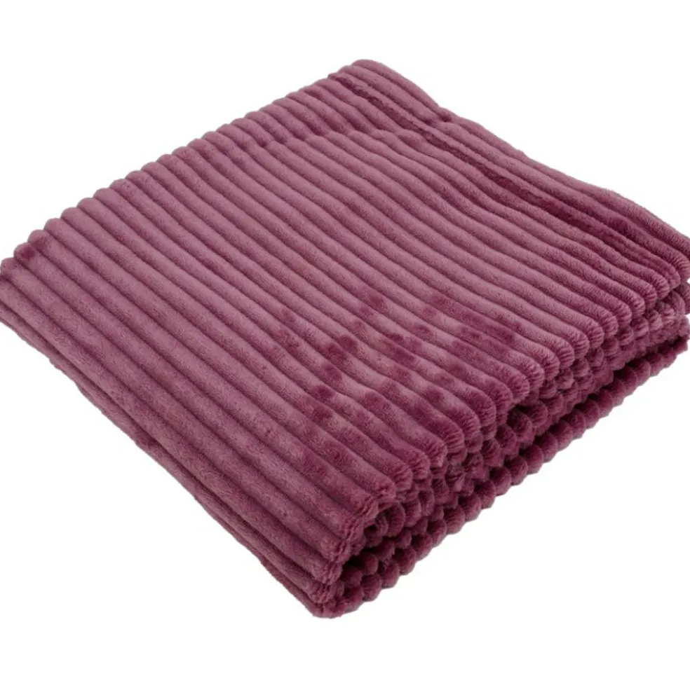 Couverture Boudoir framboise (75 x 100 cm)