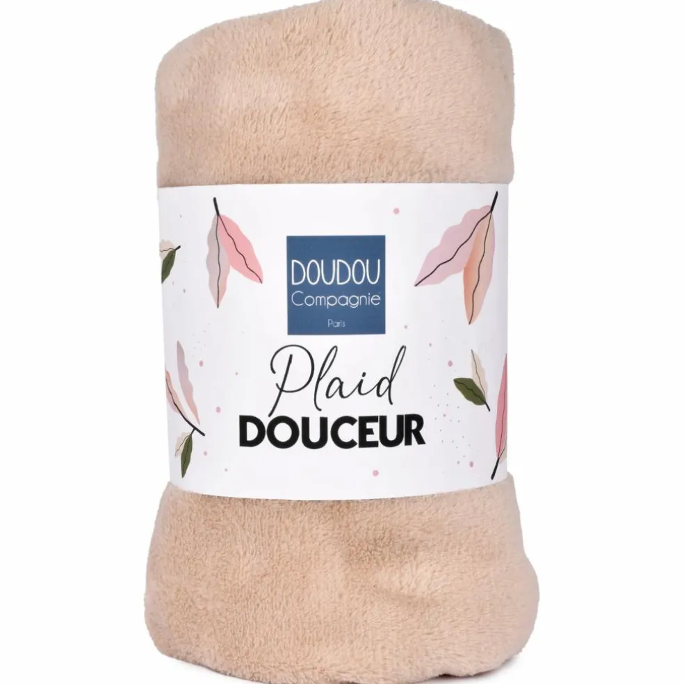 Couverture douceur beige (70 x100 cm)