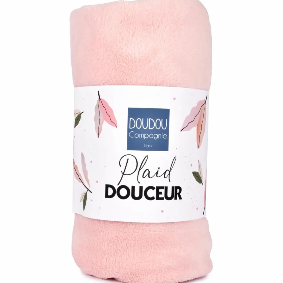 Couverture douceur rose (70 x100 cm)